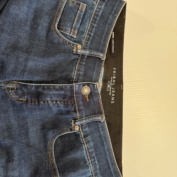 Tribal Sophia Curvy Jeans -- 10P -- Inky Blue - Picture 4 of 5